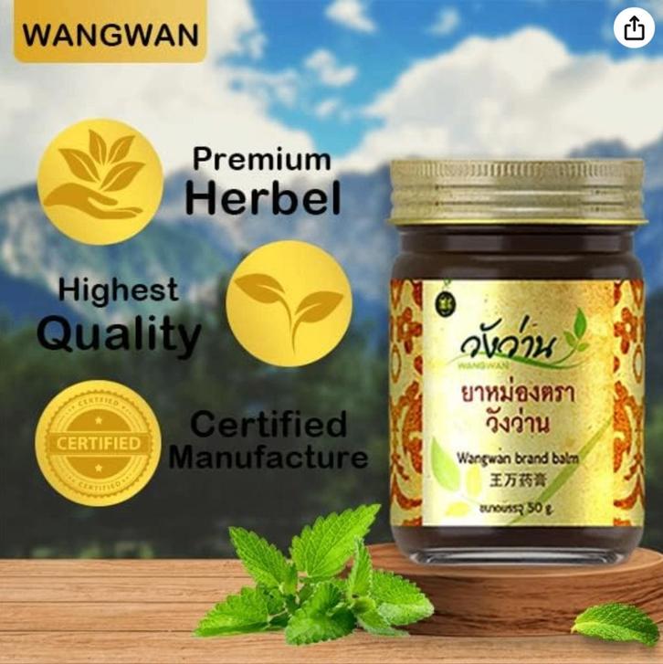 Thaise Wangwan massage crème, kruidenbalsem, Sport en Fitness, Massageproducten, Nieuw, Overige typen, Verzenden