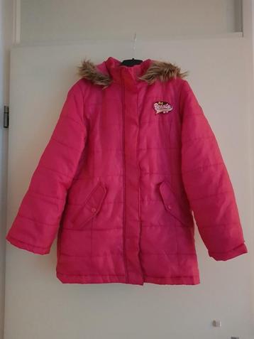 Jas / winterjas meisjes met capuchon -- maat 146 / 152 -- beschikbaar voor biedingen