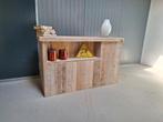 Steigerhouten balie toonbank steigerhout landelijk Vintage, Huis en Inrichting, Ophalen of Verzenden