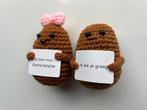 Positieve Patat - Positive Potato - gehaakt gelukspoppetje, Ophalen of Verzenden, Nieuw