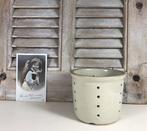Franse grès kaasmal hoog model zandkleurig / grijs, Antiek en Kunst, Ophalen of Verzenden