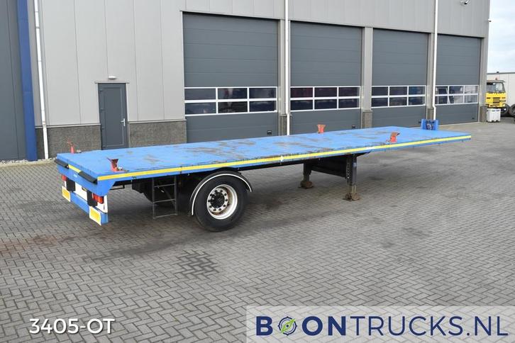 Schmitz SKO 10 PLATTE BAK | TWISTLOCKS 20ft * L 900 cm * KEN, Auto's, Vrachtwagens, Bedrijf, Te koop, Aanhangers en Opleggers