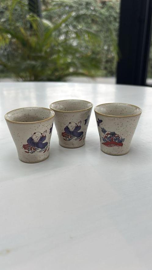Vintage Saké Cups, Kopjes, Bekers, Mokjes, Rijstwijn, Sushi, Antiek en Kunst, Antiek | Keramiek en Aardewerk, Ophalen of Verzenden