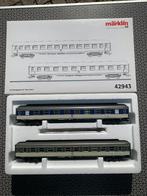 Marklin H0 42943 OVP uitbreidingsset 2 rijtuigen Pop kleuren, Hobby en Vrije tijd, Wisselstroom, Wagon, Ophalen of Verzenden, Zo goed als nieuw
