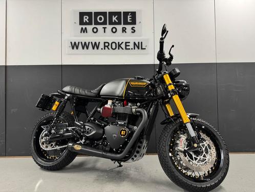 Triumph THRUXTON RS "TAMARIT" (bj 2021), Motoren, Motoren | Triumph, Bedrijf, Naked bike, meer dan 35 kW