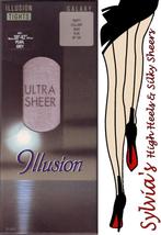 Galaxy Illusion ultradunne vintage panty maat 38-42, Nieuw, Maat 40/42 (M), Grijs, Panty