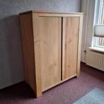 Eikenhouten Computermeubel met Uitschuifbare Planken, Ophalen, Gebruikt, 70 tot 120 cm, Modern