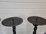 kandelaars smeedijzer groot vintage, Ophalen of Verzenden, 'T Olde Gre-j, Info@toldegrej.nl, Endepoelstraat 20f Didam