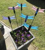 Libelle Bijen Vlinders uil plantenstekers glas tiffany, Tuin en Terras, Ophalen of Verzenden, Nieuw