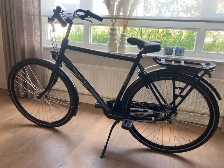 Batavus 28” herenfiets matzwart, Fietsen en Brommers, Fietsen | Heren | Herenfietsen, Gebruikt, Batavus, 53 tot 57 cm, Versnellingen