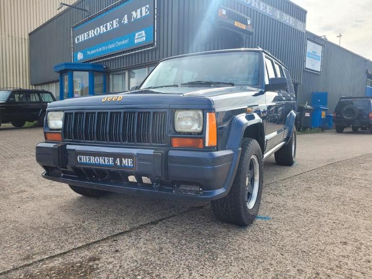 Jeep Cherokee 4.0 I Limited AUT 4WD U9 1992 Blauw, Auto's, Jeep, Particulier, Cherokee, 4x4, ABS, Centrale vergrendeling, Cruise Control