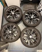 19" Monaco Velgen Tesla + Dunlop Winterbanden, Auto-onderdelen, Banden en Velgen, Gebruikt, Overige, Banden en Velgen, Winterbanden