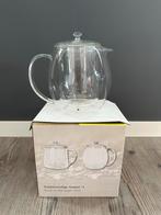 Dubbelwandige Theepot 1 Liter - Nieuw in Doos!, Huis en Inrichting, Ophalen of Verzenden, Nieuw