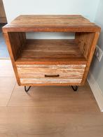 Houten ladekast, Huis en Inrichting, Kasten | Ladekasten, Ophalen, 1 of 2 laden, 50 tot 100 cm, Zo goed als nieuw