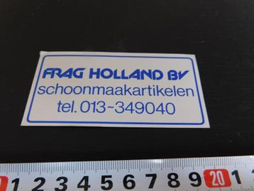 sticker tilburg FRAG HOLLAND BV schoonmaakartikelen beschikbaar voor biedingen