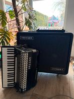 Hohner Electronium N accordeon met versterker, Gebruikt, Overige formaten, Met koffer, Hohner
