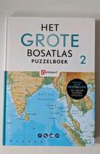 Het Grote Bosatlas puzzelboek 2, Hobby en Vrije tijd, Denksport en Puzzels, Ophalen of Verzenden, Minder dan 500 stukjes, Zo goed als nieuw