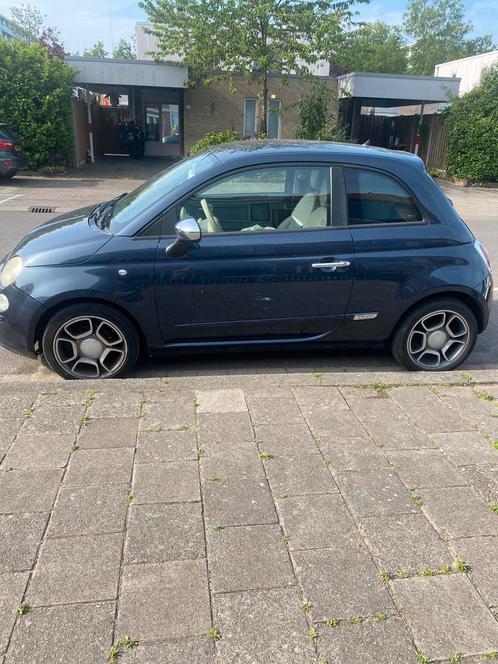 Fiat 500 1.2 C 2009 Blauw, Auto's, Fiat, Particulier, Benzine, B, Hatchback, Handgeschakeld, Origineel Nederlands, Blauw, Voorwielaandrijving