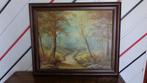 Olieverfschilderij Landschap gesigneerd I. Cafieri, Antiek en Kunst, Kunst | Schilderijen | Klassiek, Ophalen