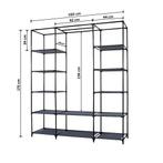 Kledingkast | Kampeerkast | Stoffenkast | 150x45x175cm, Caravans en Kamperen, Kampeermeubelen, Statenweg 34A, 5428 GG, Venhorst, Noord-Brabant, Nederland