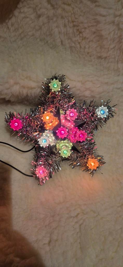 Prachtige vintage kerstster. Volledig werkend., Diversen, Kerst, Ophalen of Verzenden