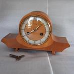 Vintage staand klokje / pendule Plato   Germany  met sleutel, Antiek en Kunst, Ophalen