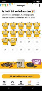Jumbo cheffen zegels digitaal, Hobby en Vrije tijd, Spaarzegeltjes, Ophalen, Winkel, Super of Benzinepomp, Volle spaarkaart