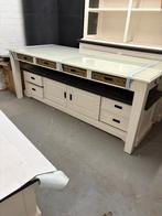 Eetkamertafel Riviera Maison kleur wit, Huis en Inrichting, Tafels | Eettafels, Ophalen, Gebruikt, 200 cm of meer, 50 tot 100 cm