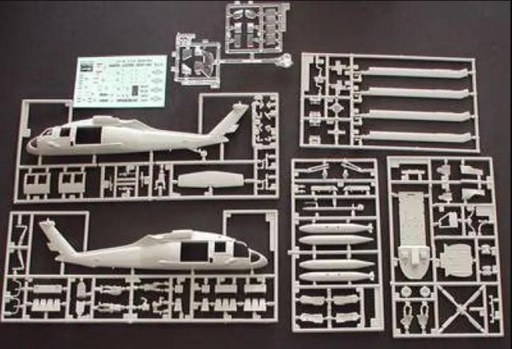 1:72 HH 60D Night Hawk - Hasegawa, Hobby en Vrije tijd, Modelbouw | Vliegtuigen en Helikopters, Zo goed als nieuw, 1:72 tot 1:144