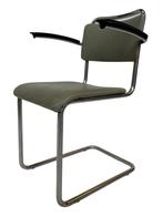 Vintage Gispen 201 buisframe stoel design, Huis en Inrichting, Stoelen, Metaal, Gebruikt, Vintage, Eén