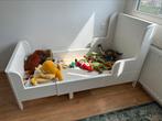 IKEA BUSUNGE meegroeibed – wit – 80x200 cm, Ophalen, 70 tot 85 cm, Zo goed als nieuw, Lattenbodem