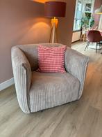 By Fonq Ribbon Fauteuil - Mink - Rib, Huis en Inrichting, Fauteuils, Ophalen, Zo goed als nieuw, Stof, 75 tot 100 cm