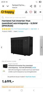 Zwembad warmtepomp 8.5kw full inverter
Ophalen belgie Limbur, Ophalen