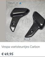 Vespa Voetsteunen Carbon - Nieuw!, Ophalen of Verzenden, Nieuw, Overige typen, Vespa