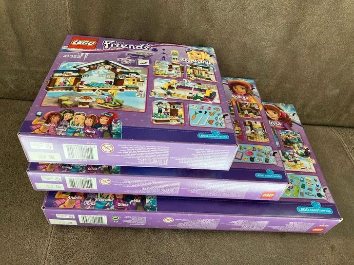 Lego Friends (nieuw, new) wintersport 41324, 41323 & 41322, Kinderen en Baby's, Speelgoed | Duplo en Lego, Nieuw, Lego, Complete set