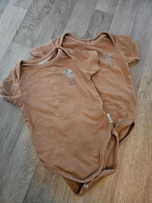 Tweeling romper draak mt 62 68, Kinderen en Baby's, Tweelingen en Meerlingen, Zo goed als nieuw, Kleding, Ophalen of Verzenden