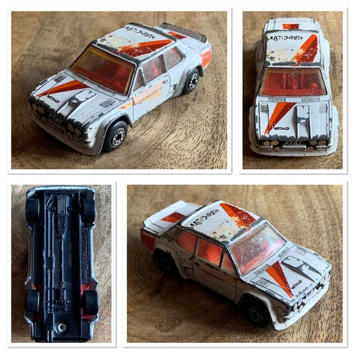 Fiat Abarth (Matchbox), Hobby en Vrije tijd, Modelauto's | 1:50, Ophalen of Verzenden
