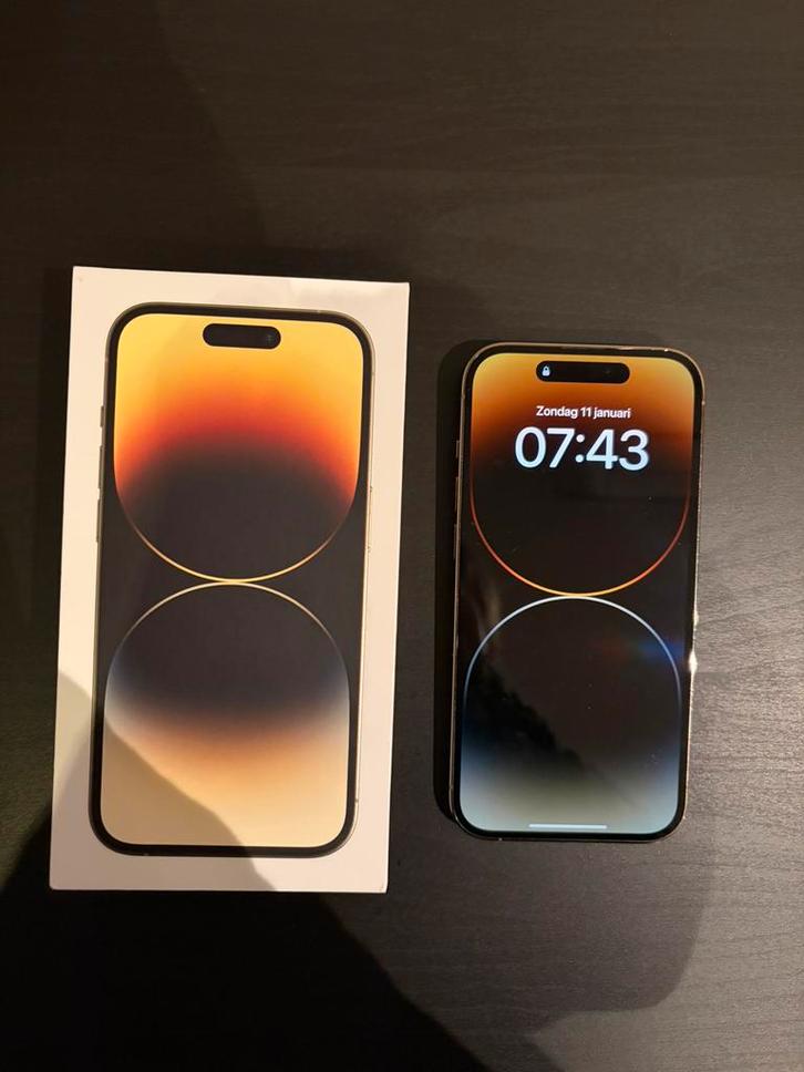 iPhone 14 pro Gold 256GB In goede staat, Telecommunicatie, Mobiele telefoons | Apple iPhone, Gebruikt, 256 GB, Zonder abonnement