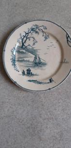 te koop prachtig wandbord met blauwe decoraties, Ophalen of Verzenden