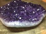 Amethist cluster (55) 5,65 kg, 30x27x7 cm diep paars, Ophalen of Verzenden, Mineraal