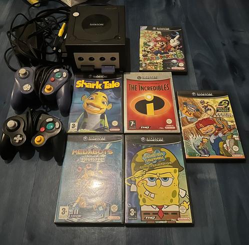 Gamecube + Spellen | Mario Party 6, Spelcomputers en Games, Spelcomputers | Nintendo GameCube, Zo goed als nieuw, Ophalen of Verzenden