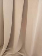 Linnen look gordijn 255 hoog M124, Huis en Inrichting, Stoffering | Gordijnen en Lamellen, Jansoninterieurstoffen@gmail.com, Nieuw