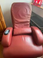 Leren massagestoel, Huis en Inrichting, Fauteuils, Ophalen, Gebruikt, Leer, Massagestoel