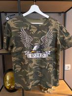 Camouflage T-shirt, Kleding | Dames, T-shirts, Groen, Gedragen, Maat 38/40 (M), Ophalen of Verzenden