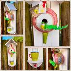 Feestdagtip! BA 'Even Bijkletsen' Theepot Vogelhuisje, Tuin en Terras, Vogelhuisjes en Vogelbaden, Ophalen of Verzenden, Nieuw