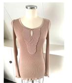 Gustav beige aparte top, truitje shirt nieuwstaat 36 chcs, Beige, Gustav, Ophalen of Verzenden, Zo goed als nieuw