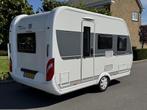 Hobby On Tour 390 SF Mover,dwars bed,treinzit, voortent, Caravans en Kamperen, Caravans, Overige typen, Hobby, Bedrijf, Treinzit