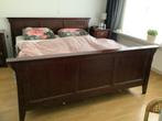 Bed ombouw 180-210, Huis en Inrichting, Slaapkamer | Bedden, Ophalen, Gebruikt, Bruin, 210 cm