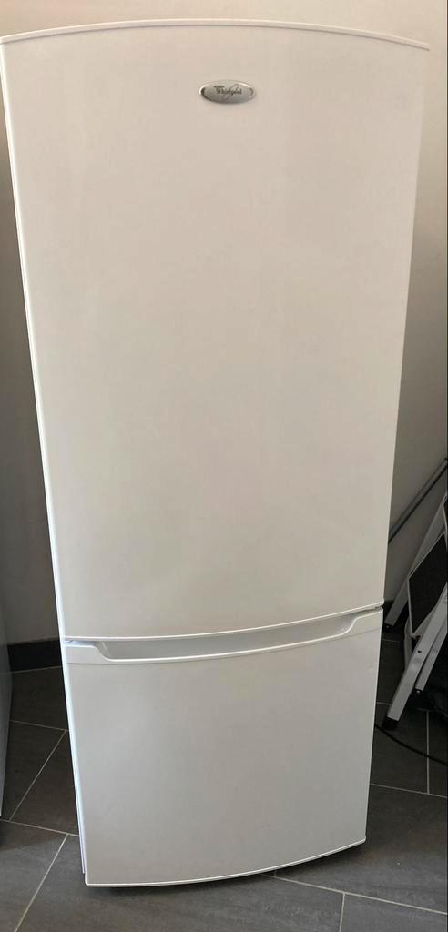 Whirlpool koelvriescombinatie, 152 bij 58 cm, Witgoed en Apparatuur, Koelkasten en IJskasten, Gebruikt, Met aparte vriezer, 140 tot 160 cm