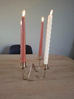 Sfeervolle Gouden 4-armige Kandelaar, Ophalen of Verzenden